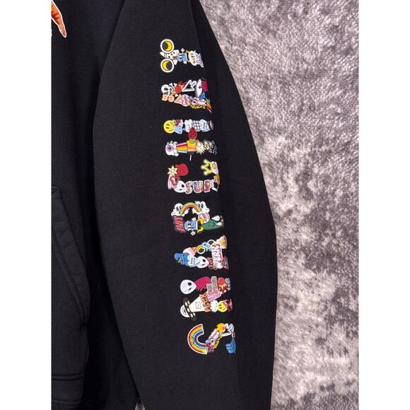 New Madhappy Hoodie Small Unisex Snapchat Fat Cat Graphic - Picture 5 of 10